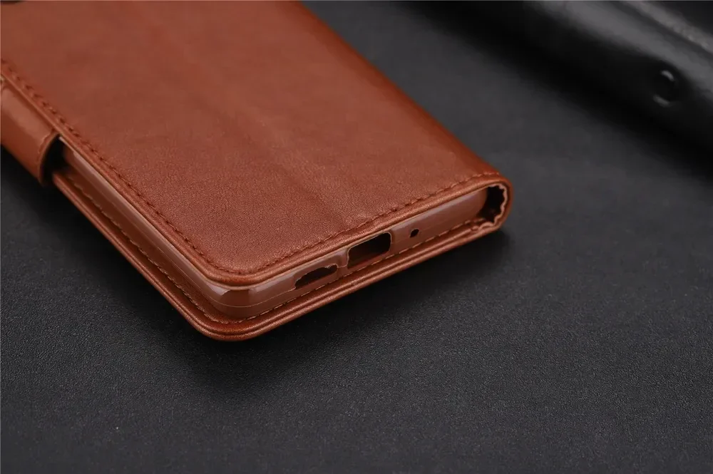 AZNS Huawei P30 Pro Wallet Hoesje Coffee afbeelding 9