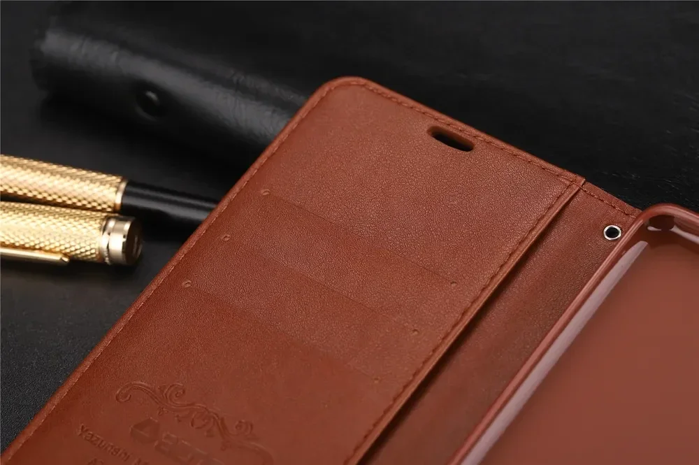 AZNS Huawei P30 Pro Wallet Hoesje Coffee afbeelding 10