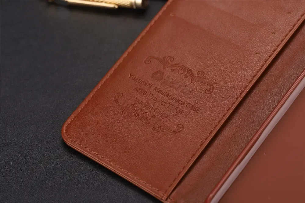 AZNS Huawei P30 Pro Wallet Hoesje Coffee afbeelding 11