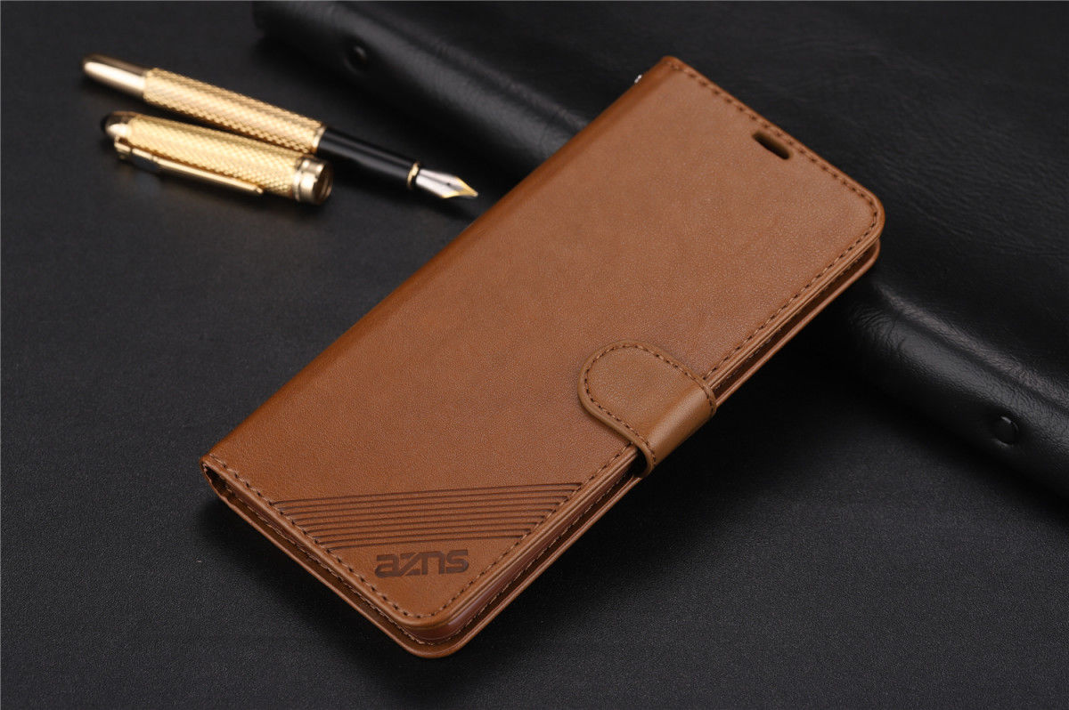 AZNS Huawei P30 Pro Wallet Stand Hoesje Bruin afbeelding 2