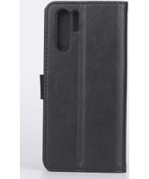 AZNS Huawei P30 Pro Wallet Stand Hoesje Zwart