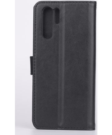 AZNS Huawei P30 Pro Wallet Stand Hoesje Zwart Hoesjes
