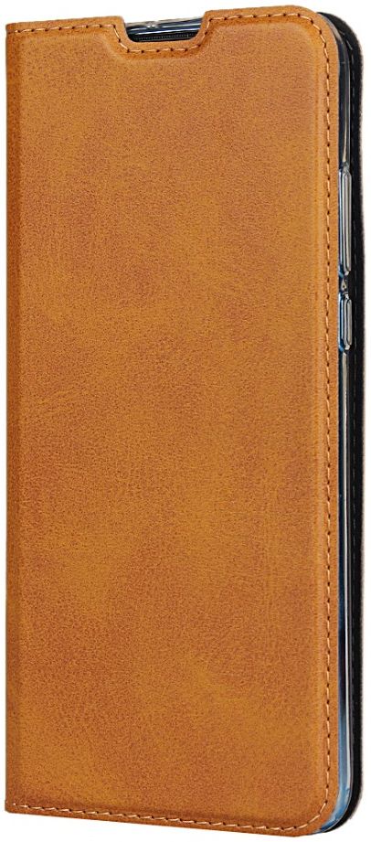 Huawei P30 Lite Kunstlederen Portemonnee Hoesje met Polsband Bruin afbeelding 3