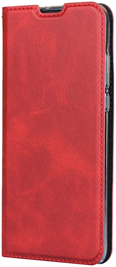 Huawei P30 Lite Kunstlederen Portemonnee Hoesje met Polsband Rood afbeelding 3