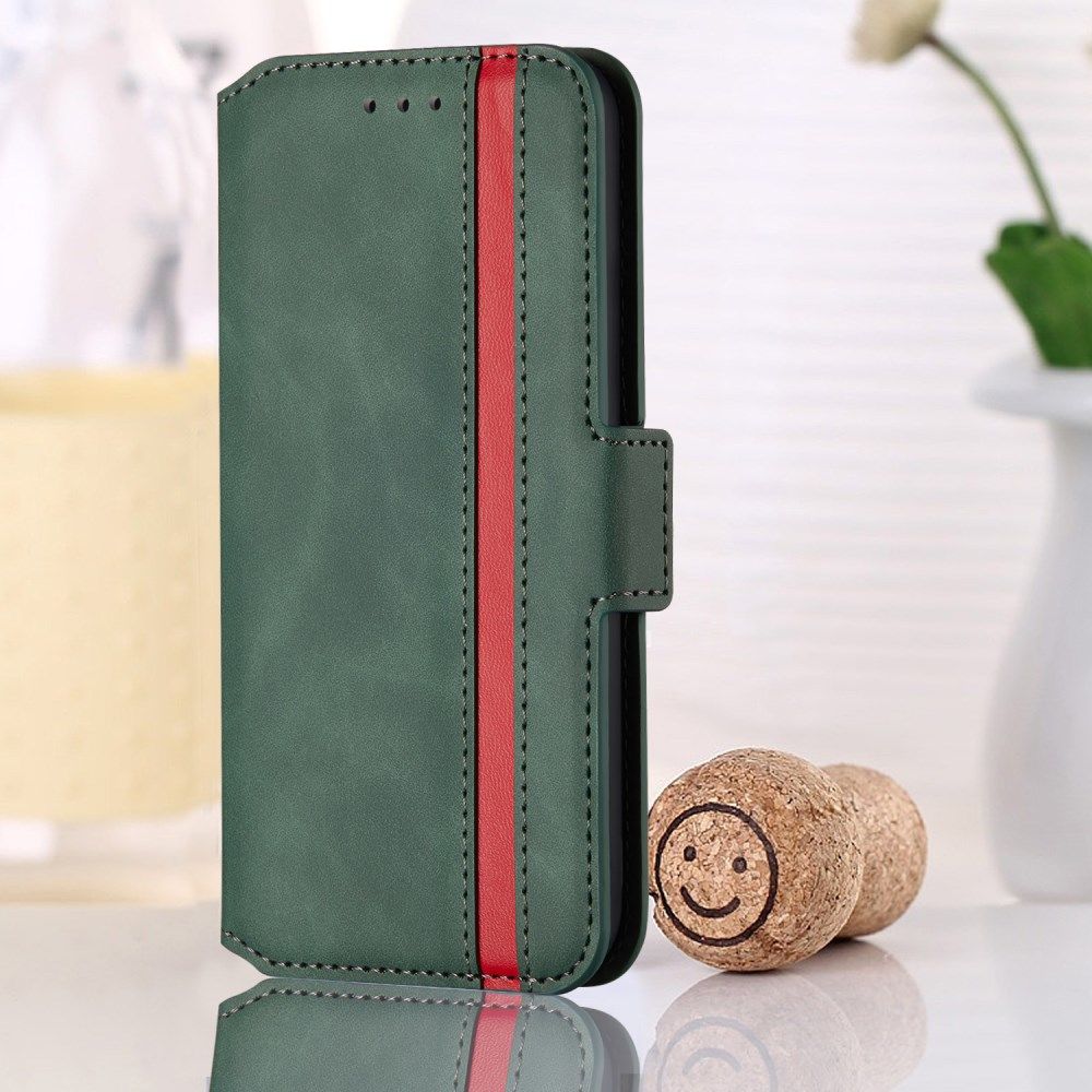 Huawei P30 Lite New Edition Vintage Book Case Hoesje Groen afbeelding 7