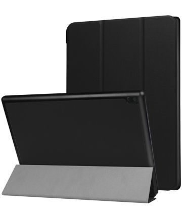 Lenovo Tab 4 10 Tri-Fold Book Case Hoes Zwart Hoesjes