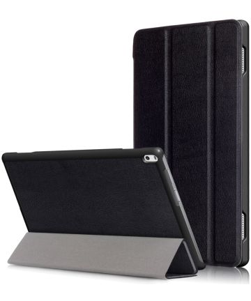 Lenovo Tab 4 10 Plus Tri-Fold Flip Case Zwart Hoesjes