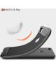 Motorola Moto E6 Play Hoesje Geborsteld TPU Flexibel Rood