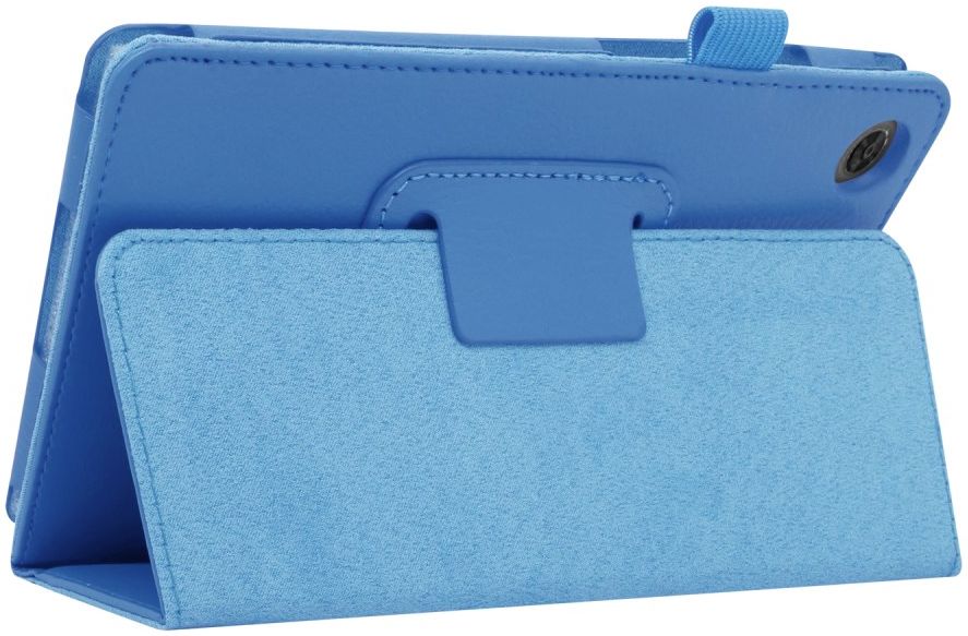 Lenovo Tab M8 Litchi Skin Two-Fold Book Case Hoes Blauw afbeelding 5
