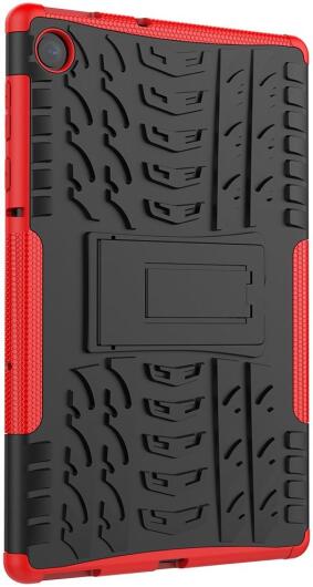 Lenovo Tab M10 Plus / FHD Plus Hoes Robuust Hybride Back Cover Rood afbeelding 6