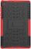 Lenovo Tab M10 Plus / FHD Plus Hoes Robuust Hybride Back Cover Rood afbeelding 5