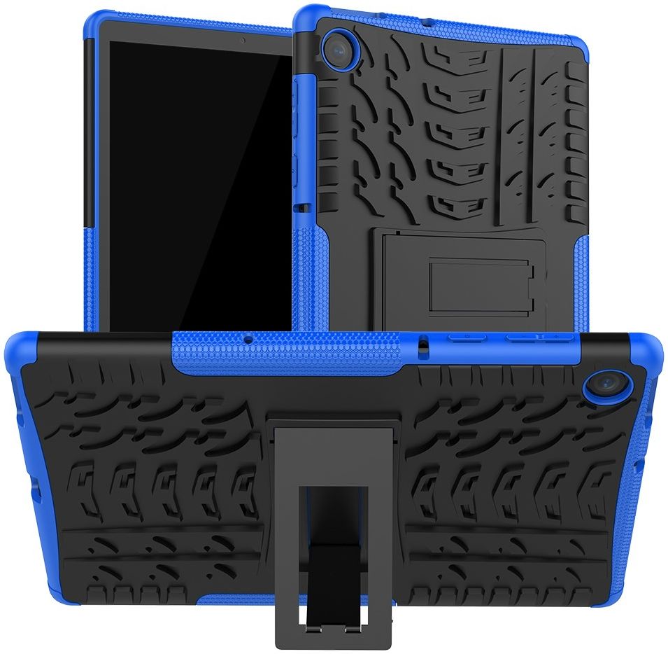 Lenovo Tab M10 Plus / FHD Plus Hoes Robuust Hybride Back Cover Blauw afbeelding 1
