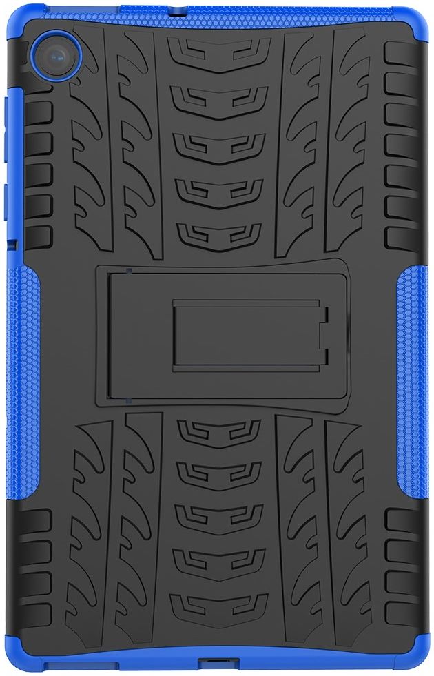 Lenovo Tab M10 Plus / FHD Plus Hoes Robuust Hybride Back Cover Blauw afbeelding 5