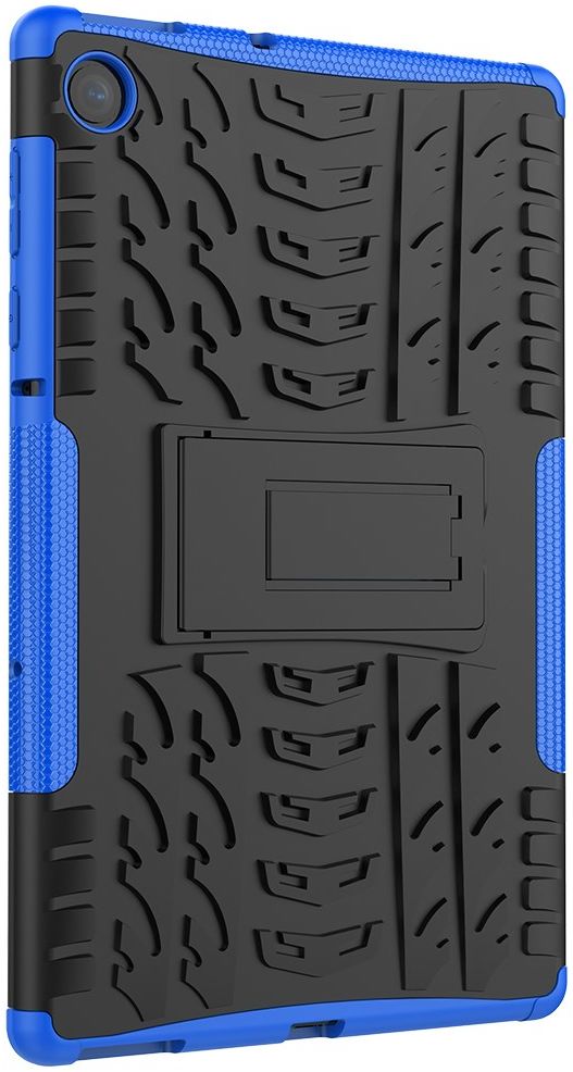 Lenovo Tab M10 Plus / FHD Plus Hoes Robuust Hybride Back Cover Blauw afbeelding 6