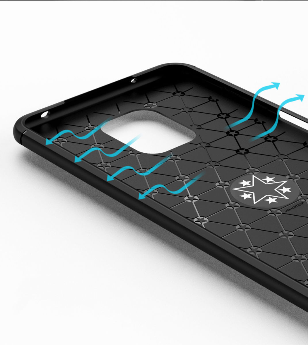 Xiaomi Redmi Note 9S / Note 9 Pro Hoesje met Ring Kickstand Zwart afbeelding 12