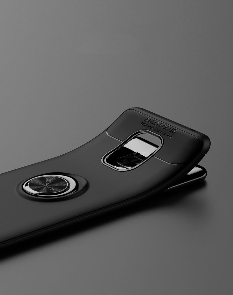 Xiaomi Redmi Note 9S / Note 9 Pro Hoesje met Ring Kickstand Blauw afbeelding 8