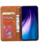 Xiaomi Redmi Note 9S / Note 9 Pro Hoesje Portemonnee Book Case Bruin