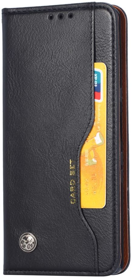 Xiaomi Redmi Note 9S / Note 9 Pro Hoesje Portemonnee Book Case Zwart afbeelding 1