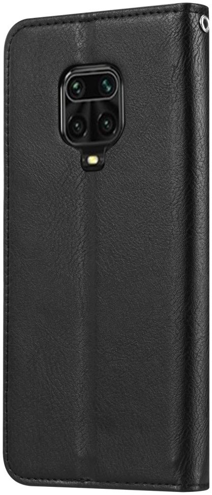 Xiaomi Redmi Note 9S / Note 9 Pro Hoesje Portemonnee Book Case Zwart afbeelding 2