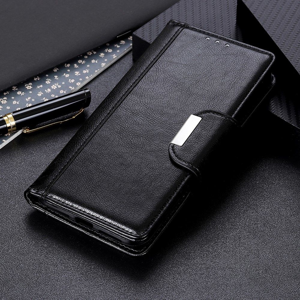 Xiaomi Redmi Note 9S / Note 9 Pro Portemonnee Hoesje Kunstleer Zwart afbeelding 7