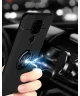 Xiaomi Redmi Note 9 Hoesje met Ring Kickstand Zwart
