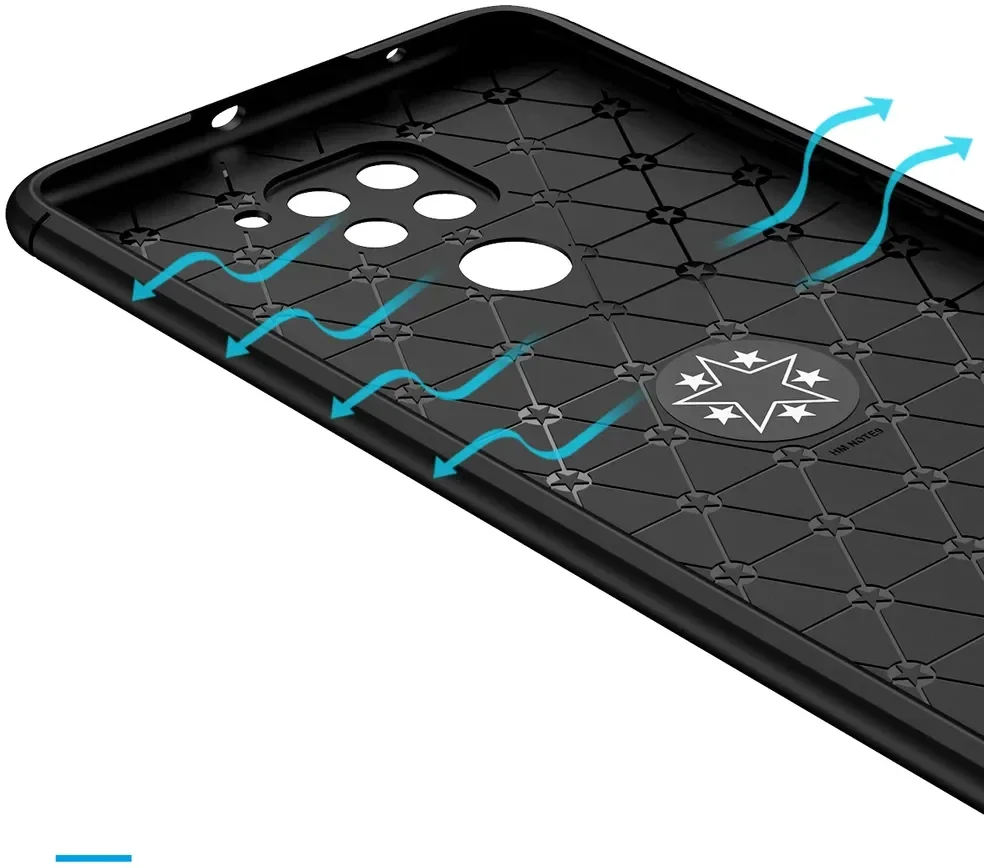 Xiaomi Redmi Note 9 Hoesje met Ring Kickstand Zwart afbeelding 13