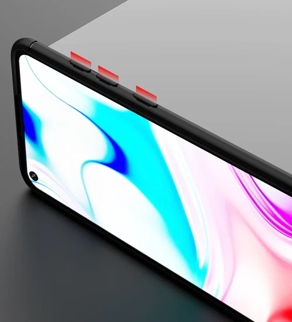 Xiaomi Redmi Note 9 Hoesje met Ring Kickstand Zwart afbeelding 14