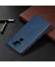Xiaomi Redmi Note 9 Hoesje Geometrie Portemonnee Blauw