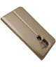 Xiaomi Redmi Note 9 Book Case Hoesje Stijlvol Luxe Wallet Goud