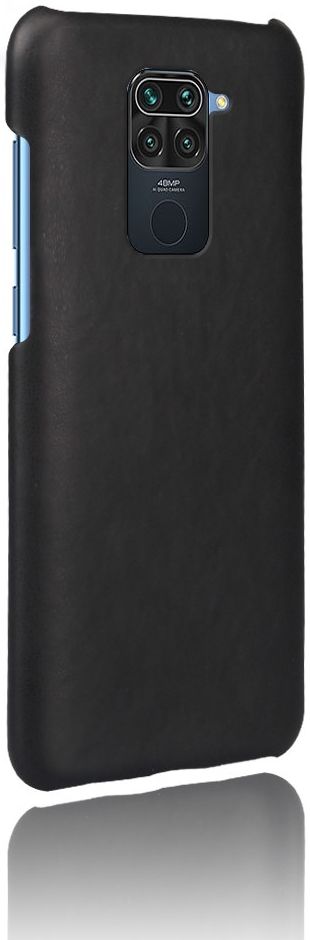 Xiaomi Redmi Note 9 Hoesje Crazy Horse Lederen Coating Zwart afbeelding 2