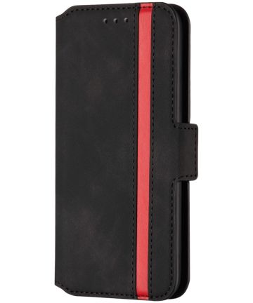 Xiaomi Redmi Note 9 Vintage Book Case Hoesje Zwart Hoesjes