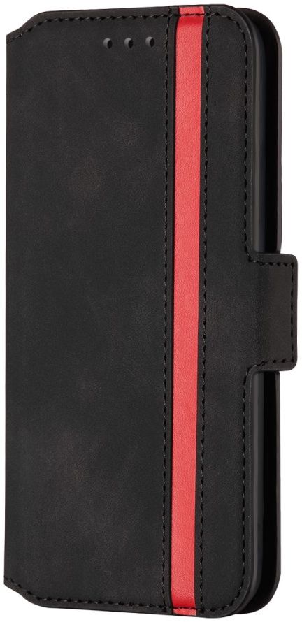 Xiaomi Redmi Note 9 Vintage Book Case Hoesje Zwart afbeelding 1