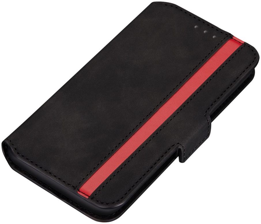 Xiaomi Redmi Note 9 Vintage Book Case Hoesje Zwart afbeelding 4