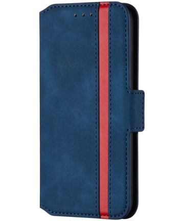 Xiaomi Redmi Note 9 Vintage Book Case Hoesje Blauw Hoesjes