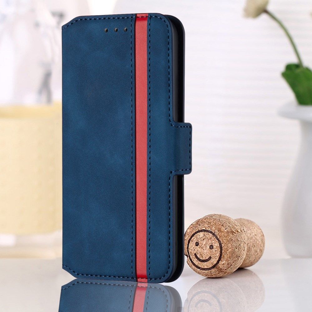 Xiaomi Redmi Note 9 Vintage Book Case Hoesje Blauw afbeelding 5