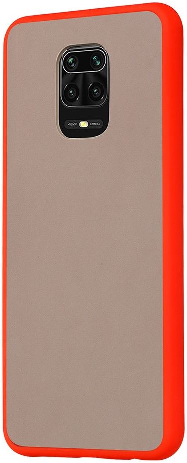 Xiaomi Redmi Note 9S / Note 9 Pro Hoesje met Shock Proof Bumper Rood afbeelding 2