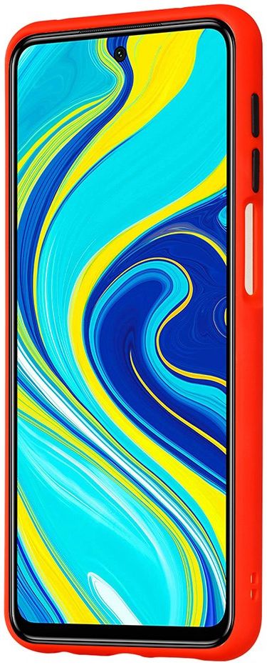 Xiaomi Redmi Note 9S / Note 9 Pro Hoesje met Shock Proof Bumper Rood afbeelding 3