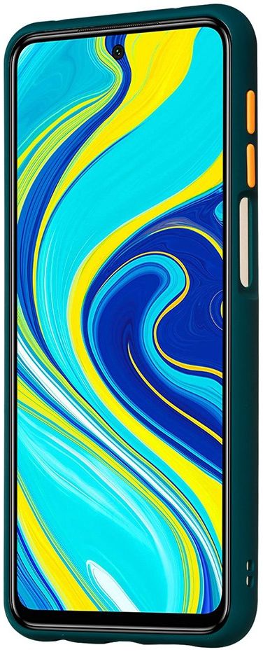 Xiaomi Redmi Note 9S / Note 9 Pro Hoesje met Shock Proof Bumper Groen afbeelding 3