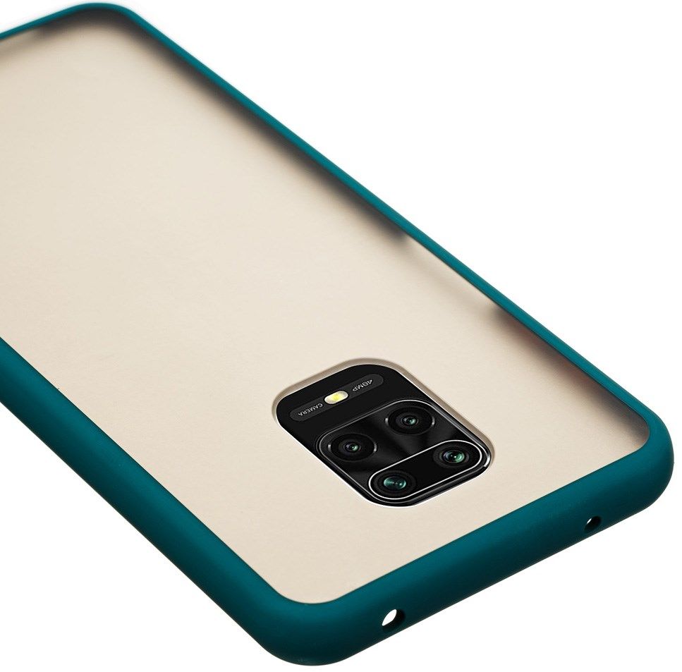 Xiaomi Redmi Note 9S / Note 9 Pro Hoesje met Shock Proof Bumper Groen afbeelding 5
