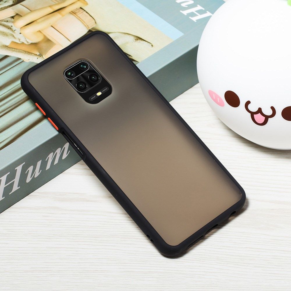 Xiaomi Redmi Note 9S / Note 9 Pro Hoesje met Shock Proof Bumper Zwart afbeelding 7