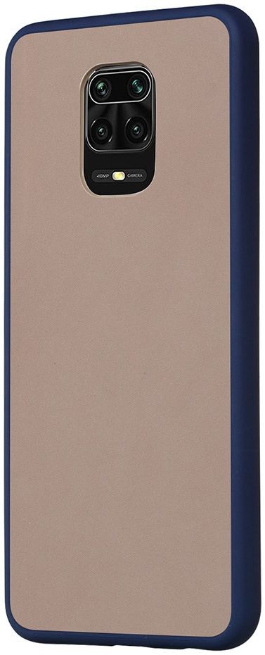 Xiaomi Redmi Note 9S / Note 9 Pro Hoesje met Shock Proof Bumper Blauw afbeelding 2