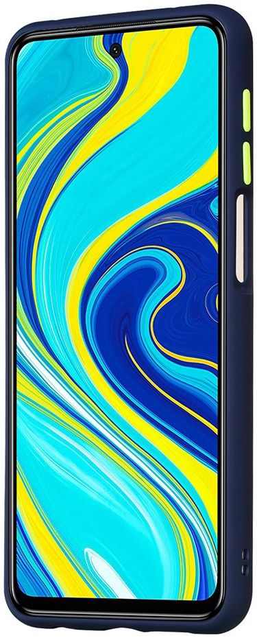 Xiaomi Redmi Note 9S / Note 9 Pro Hoesje met Shock Proof Bumper Blauw afbeelding 10