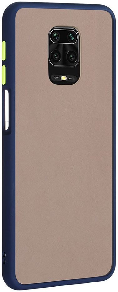 Xiaomi Redmi Note 9S / Note 9 Pro Hoesje met Shock Proof Bumper Blauw afbeelding 11