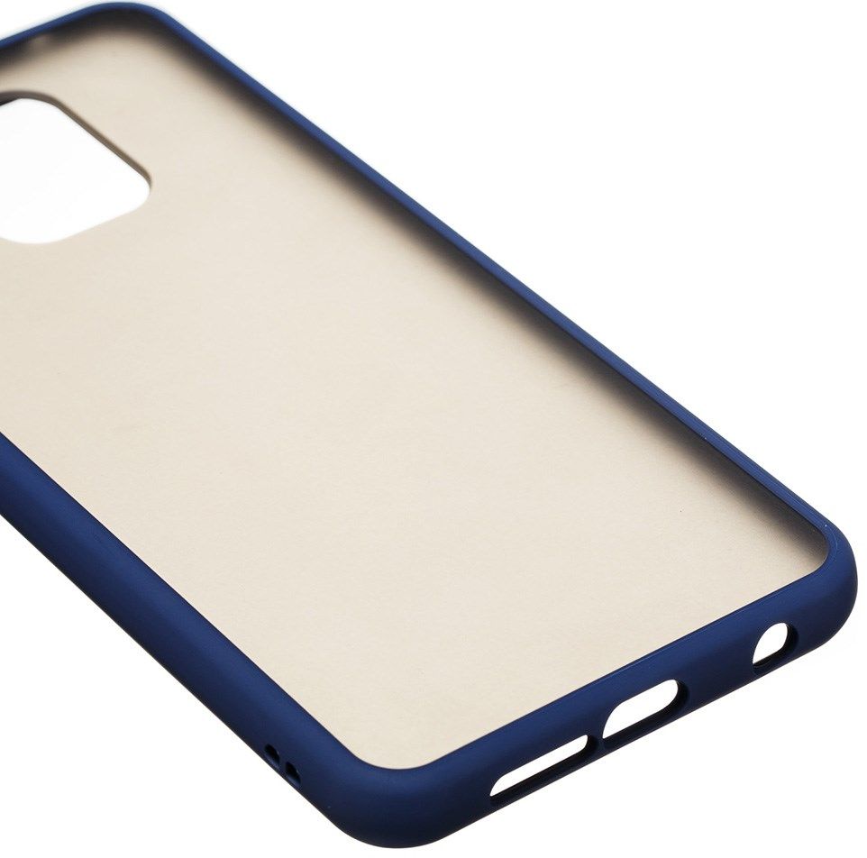 Xiaomi Redmi Note 9S / Note 9 Pro Hoesje met Shock Proof Bumper Blauw afbeelding 13