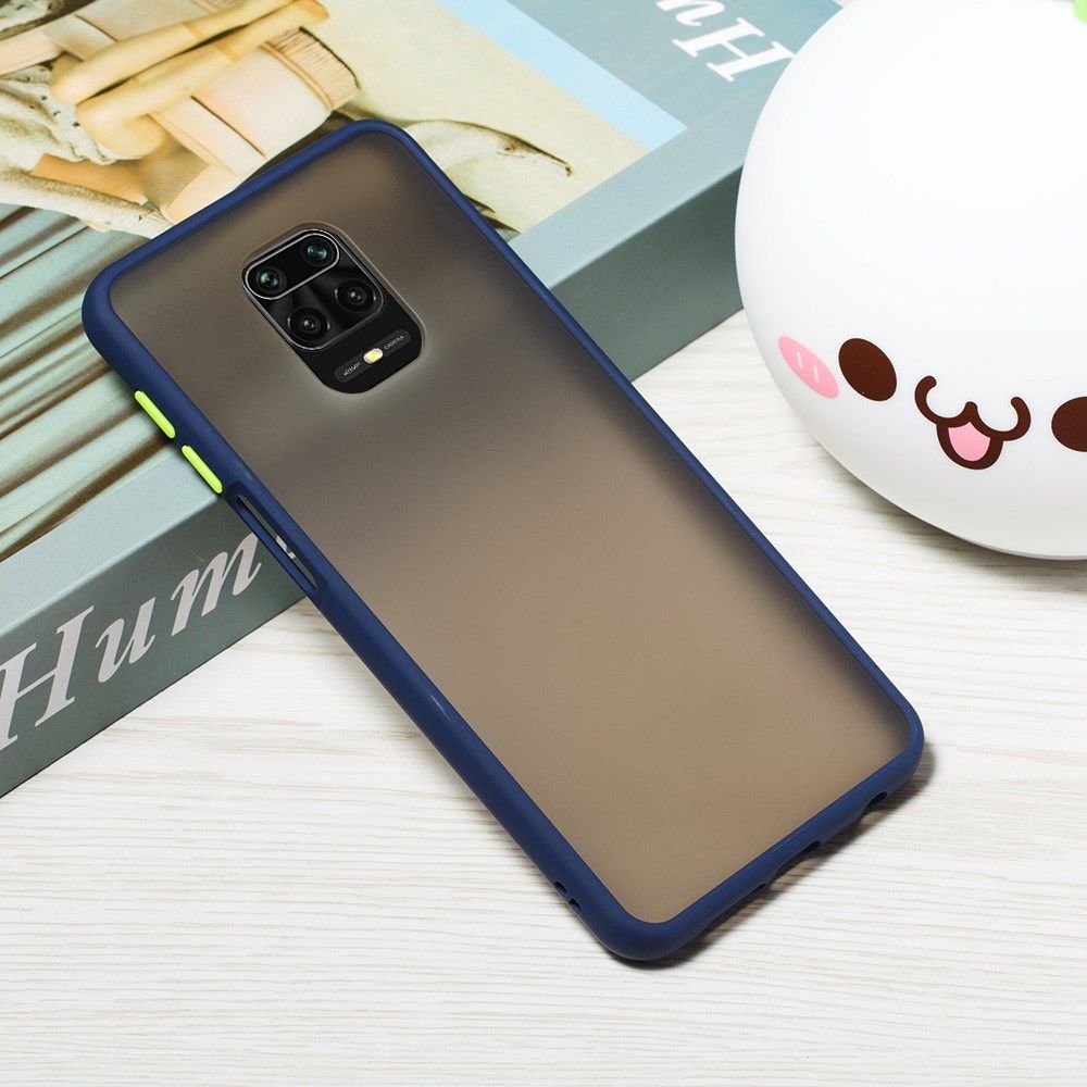 Xiaomi Redmi Note 9S / Note 9 Pro Hoesje met Shock Proof Bumper Blauw afbeelding 14