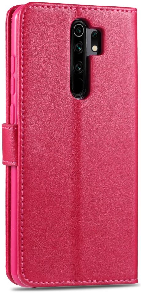 AZNS Xiaomi Redmi 9 Portemonnee Stand Hoesje Roze afbeelding 4