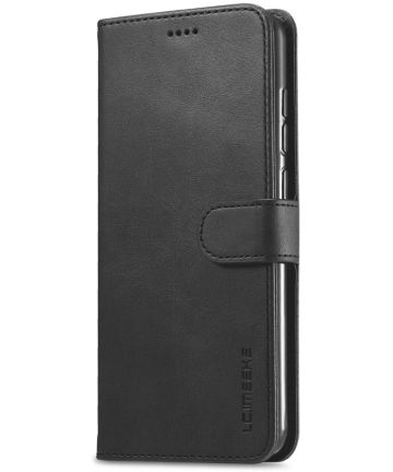 Xiaomi Redmi Note 9 Stand Portemonnee Bookcase Hoesje Zwart Hoesjes