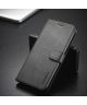 Xiaomi Redmi Note 9 Stand Portemonnee Bookcase Hoesje Zwart