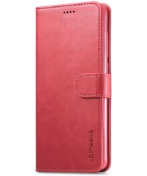 Xiaomi Redmi Note 9 Stand Portemonnee Bookcase Hoesje Roze