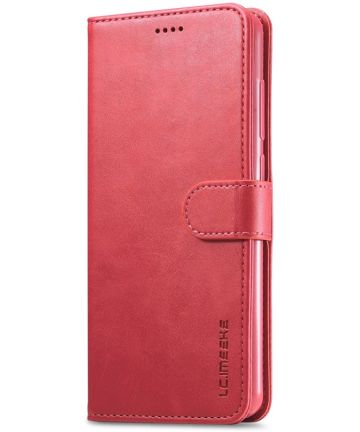 Xiaomi Redmi Note 9 Stand Portemonnee Bookcase Hoesje Roze Hoesjes